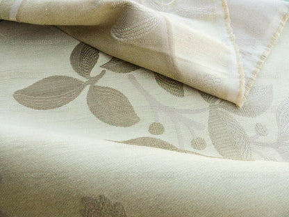 Lee Jofa Mulberry Home Enchanted Vine Soft Gold Pale Green Silk Lampas MSRP USD 296/y