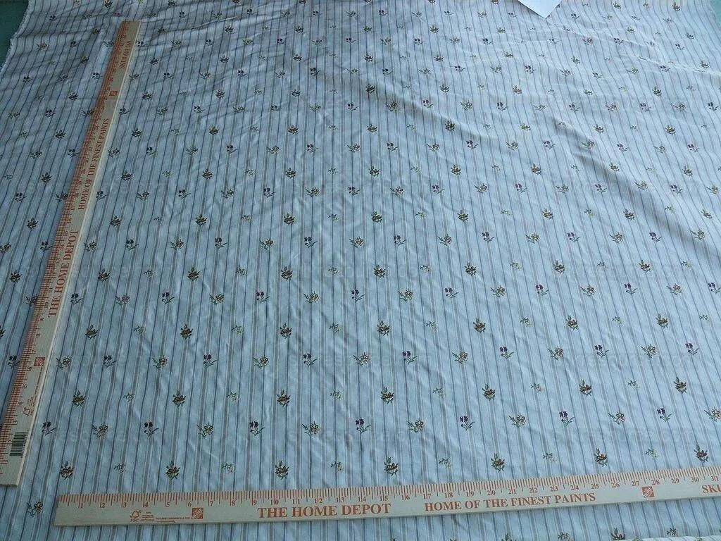 Lee Jofa Lulu Embroidere Porcela White Petit Flower MSRP USD 296/Y