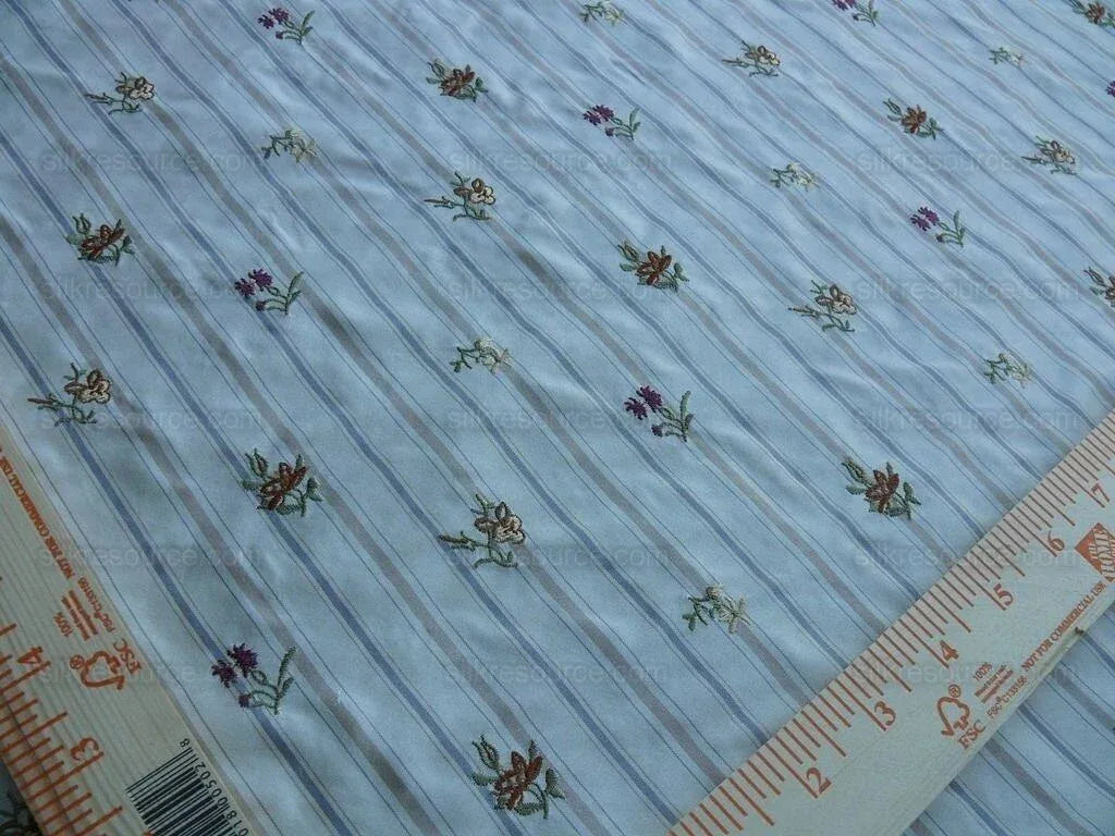 Lee Jofa Lulu Embroidere Porcela White Petit Flower MSRP USD 296/Y