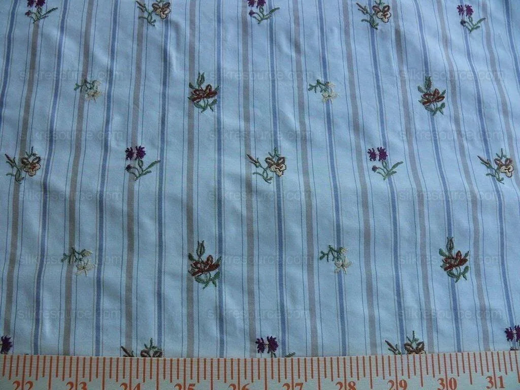 Lee Jofa Lulu Embroidere Porcela White Petit Flower MSRP USD 296/Y