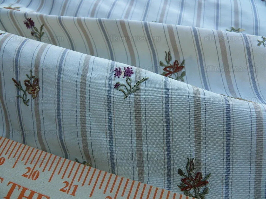 Lee Jofa Lulu Embroidere Porcela White Petit Flower MSRP USD 296/Y