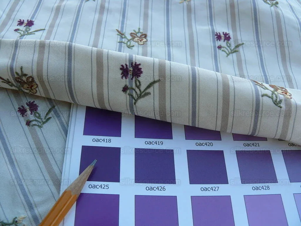 Lee Jofa Lulu Embroidere Porcela White Petit Flower MSRP USD 296/Y