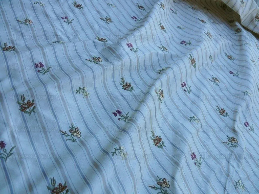 Lee Jofa Lulu Embroidere Porcela White Petit Flower MSRP USD 296/Y