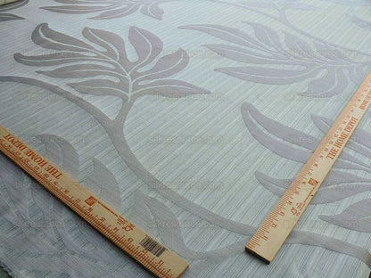 Lee Jofa Leave Strie Seafoam Green Monstera Foliage Tropical Rain Forest Silk MSRP USD 328/Y