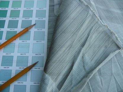 Lee Jofa Leave Strie Grey Monstera Foliage Tropical Rain Forest Silk MSRP USD 328/Y!