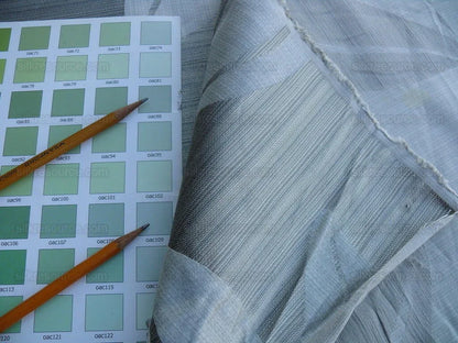 Lee Jofa Leave Strie Grey Monstera Foliage Tropical Rain Forest Silk MSRP USD 328/Y!