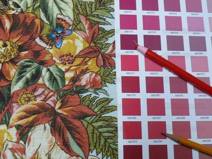 Scalamandre Point De Venise Multi On Blue Bird Lace MSRP USD 128/Y