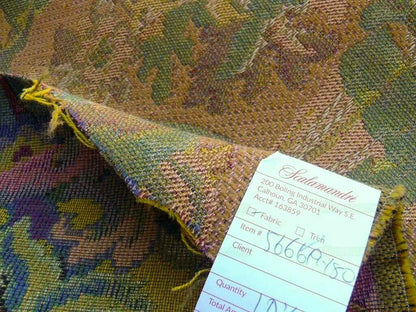 Scalamandre Biliken Yellow Mediaval Lady Heavy! Wool Tapestry Music Dance Renaissance Fair Harvest USD 288/y