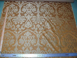 BY YD 100% SILK 100% SILK DAMASK CLASSIC RADIANT COPPER CINNAMON