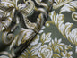 By yard Scalamandre Neoclassical Emma’s Urns Deep Green Gold 100% Silk MSRP USD459/y