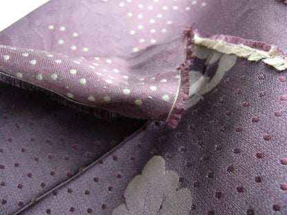 4.38y Lee Jofa Mulberry Home Eliza Aubergine Purple English Rose MSRP USD 250/Y