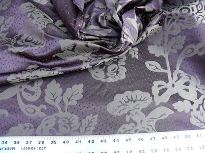 4.38y Lee Jofa Mulberry Home Eliza Aubergine Purple English Rose MSRP USD 250/Y