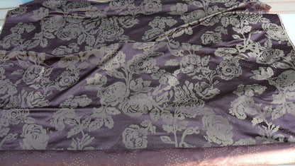 4.38y Lee Jofa Mulberry Home Eliza Aubergine Purple English Rose MSRP USD 250/Y