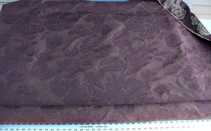 4.38y Lee Jofa Mulberry Home Eliza Aubergine Purple English Rose MSRP USD 250/Y