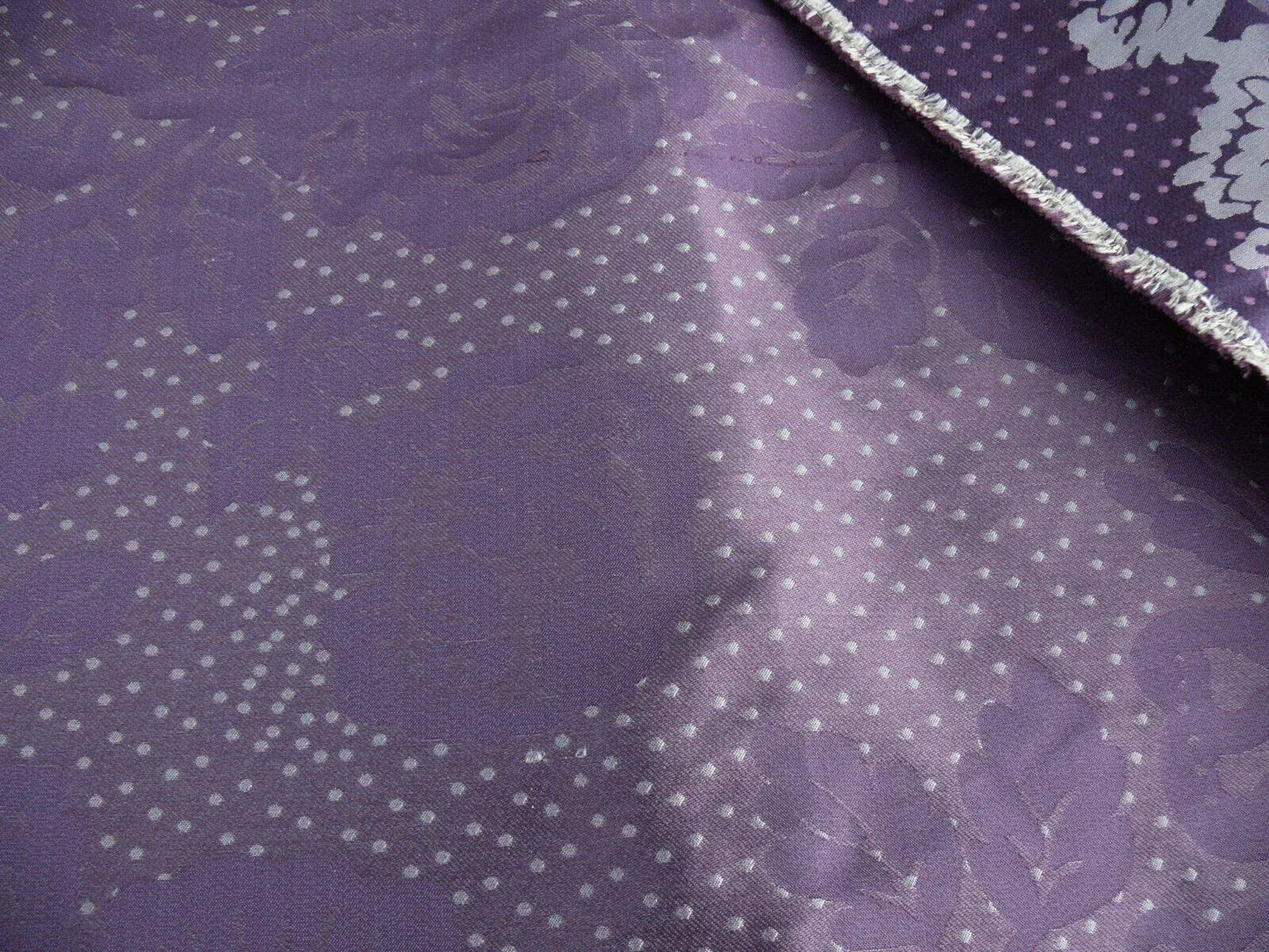 4.38y Lee Jofa Mulberry Home Eliza Aubergine Purple English Rose MSRP USD 250/Y