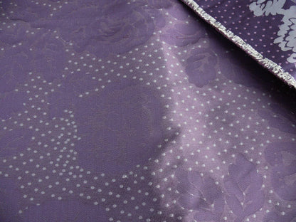 4.38y Lee Jofa Mulberry Home Eliza Aubergine Purple English Rose MSRP USD 250/Y