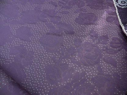 4.38y Lee Jofa Mulberry Home Eliza Aubergine Purple English Rose MSRP USD 250/Y