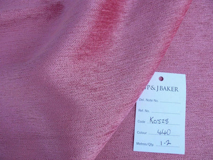 LEE JOFA GP&J BAKER TRANQUILITY BLUSH PINK SILKY HEAVY CHENILLE