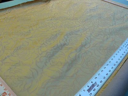 Scalamandre Phoebe Gilt Gold Silk Brocade Rose Matisse Drawing Flora MSRP USD 256/y
