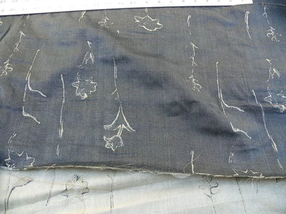 Scalamandre Grey Watkins Orissa Semi Sheer Pewter Silk Double Organza Damask Tulip Wildflower MSRP USD 212/Y