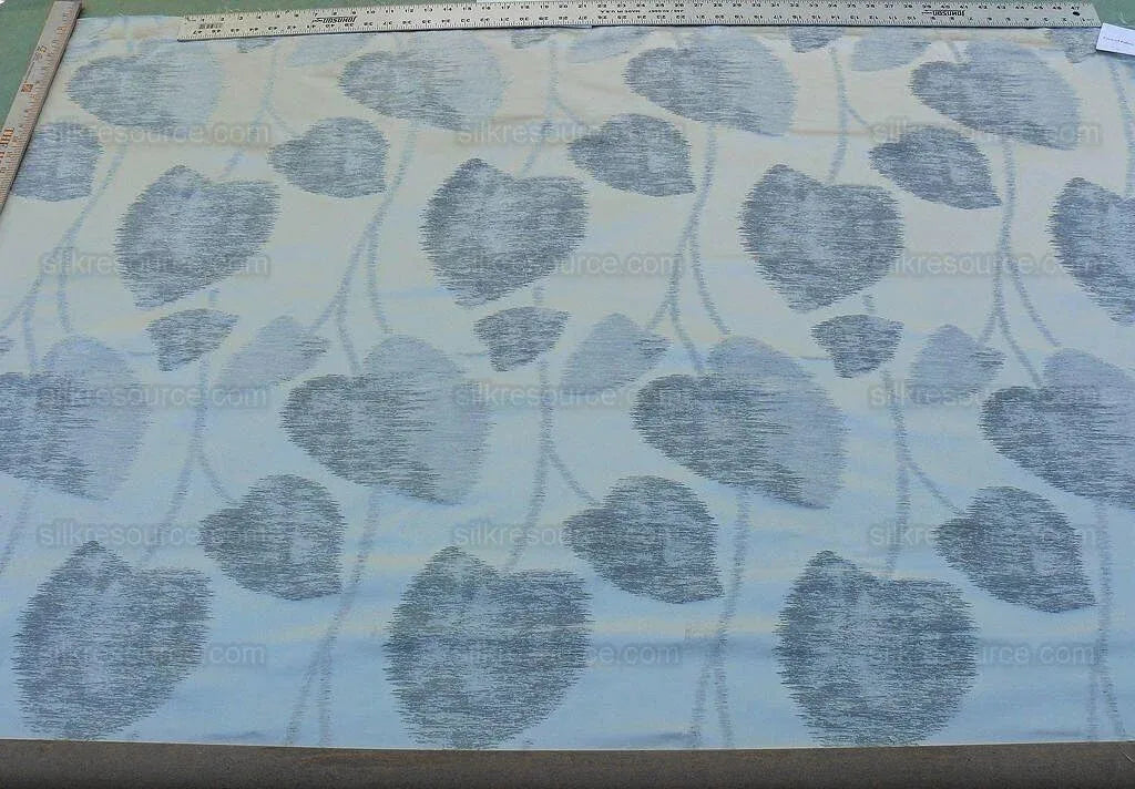 Scalamandre Isabella Moon Glow Foliage Silk Lampas MSRP USD 428/Y