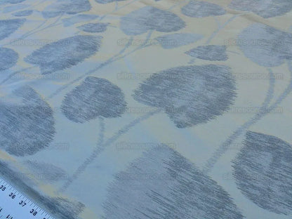 Scalamandre Isabella Moon Glow Foliage Silk Lampas MSRP USD 428/Y