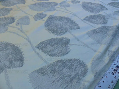 Scalamandre Isabella Moon Glow Foliage Silk Lampas MSRP USD 428/Y