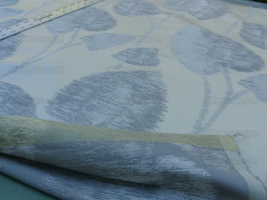 Scalamandre Isabella Moon Glow Foliage Silk Lampas MSRP USD 428/Y