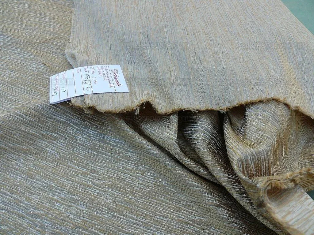 Scalamandre Essentia Vanilla Textured Silk Old World Weavers MSRP USD 204/y