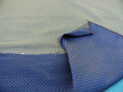 Scalamandre Bramuccio Teal &amp; Red Gold Small Lattice Diamond Peacock MSRP USD180/Y