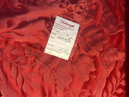 Scalamandre 100%silk Love Bird Special Red Pink MSRP USD 588/Y