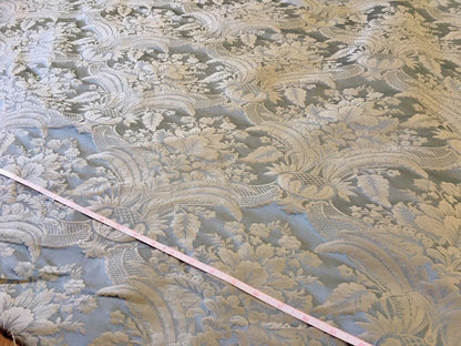 SILK DAMASK CLASSIC RENAISSANCE SKY BLUE HIGH END