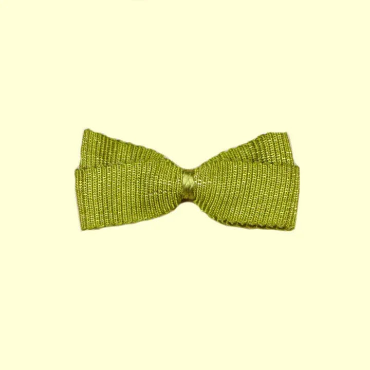 Scalamandre 100% Silk Mini Ribbon In Olive Green