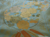 1.2Y Kravet Coutour Imperial Kimono Silk Lampas Mineral Blue MSRP USD 270/Y