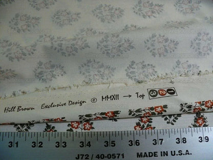 11.3y Clarence House "oui" French Fern/rust Indienne Pierre Frey