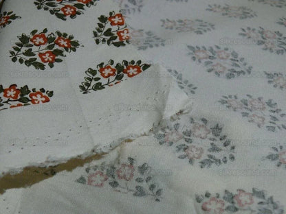 11.3y Clarence House "oui" French Fern/rust Indienne Pierre Frey