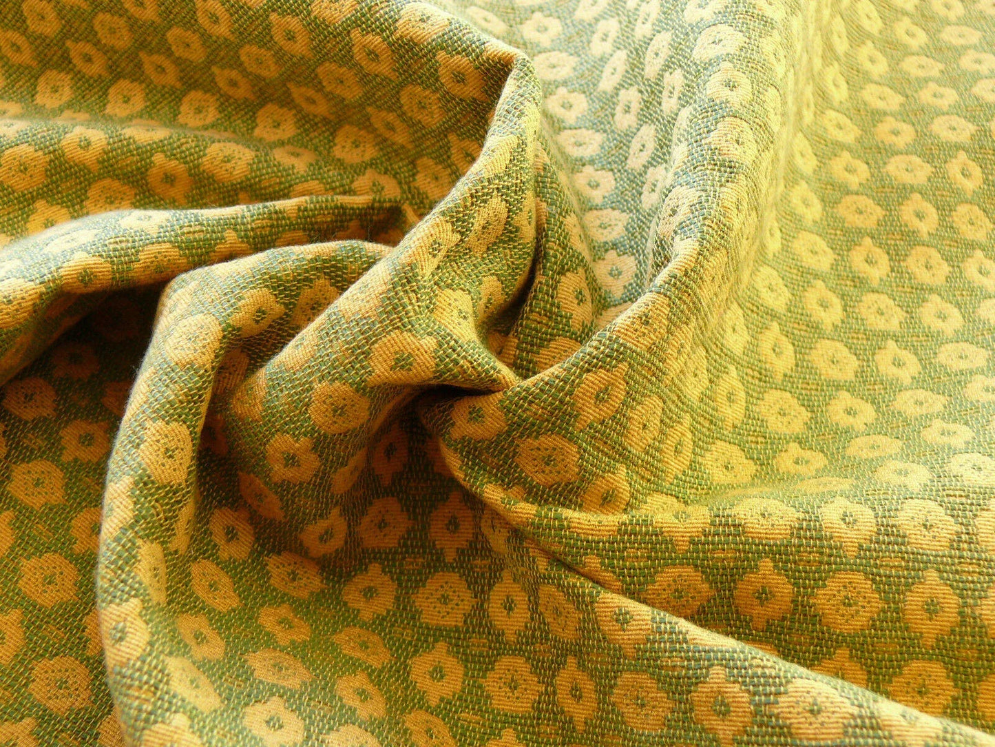 By Yd Scalamandre Vienna Matelasse Sunflower Gold Green