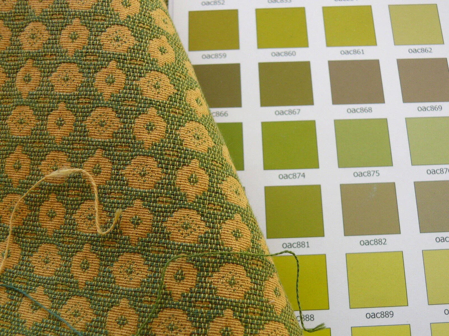 By Yd Scalamandre Vienna Matelasse Sunflower Gold Green