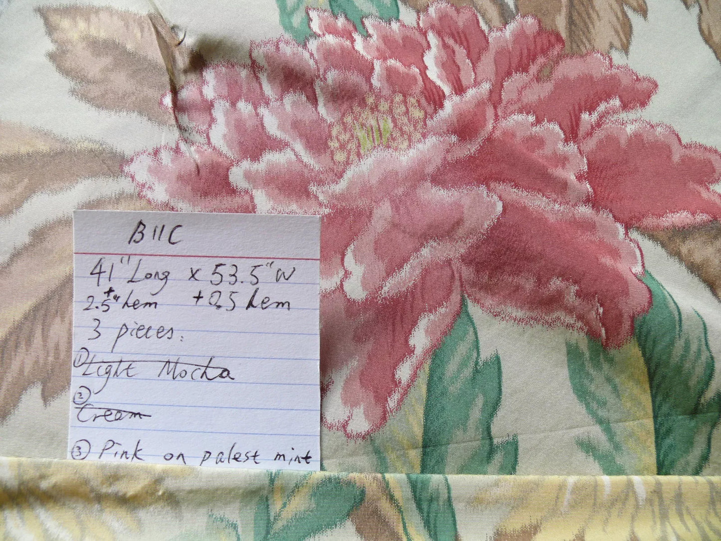 1.1y Scalamandre Oiseau des Exotique 100% Silk Warp Print Bird Light Sage Green