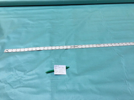 Designer Aqua Blue Green Cotton Satin Silky 11yds (1563)