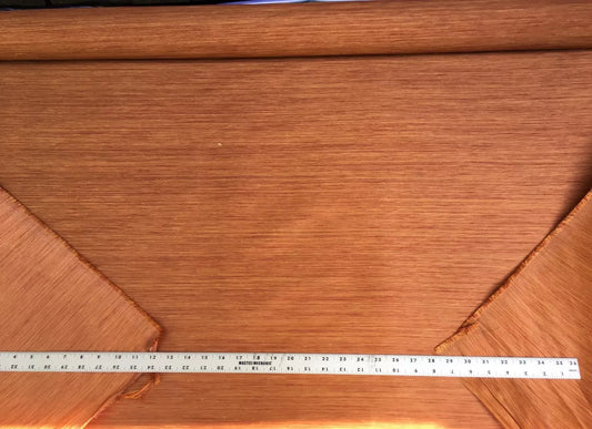 By yard Kravet Faux Silk Taffeta Saffron Red Orange Gold Strie Iridescent #1582