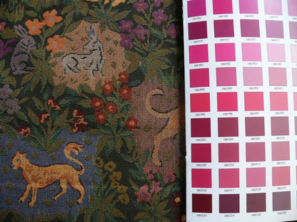 Kravet Exotic Jungle Animal Tapestry Dog Peacock Lion 1.2y