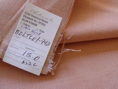 By yard Scalamandre Peach Soft Salmon Pink Texture Thick Silky MSRP USD 130+/Y