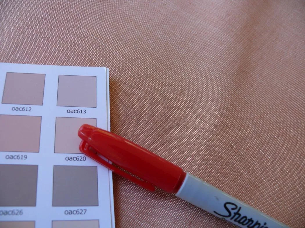 By yard Scalamandre Peach Soft Salmon Pink Texture Thick Silky MSRP USD 130+/Y