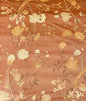 Lee Jofa Japanese Garden Plum Red Gold Pheasant Bird Peony Chinoiserie - By Vertical Repeat 76 Inches