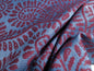 Scalamandre Arbois Jacquard - Red Purple Blue