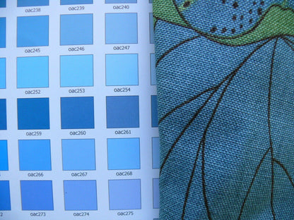 by yard Gp &amp; J Baker Nympheus Linen Lotus Heron Bird Print Stone/pistachio MSRP USD278/y