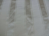 By Yard Scalamandre "nice" Silk & Cotton Stripe Creme On Creme MSRP USD 170+/Y