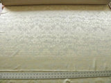 By yard Scalamandre White Butter Cream Chenille Damask Reversible MSRPUSD150+Y