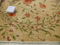 By yard Lee Jofa Sutherland Linen Print Chinoiserie Tree Birds "Honey" Gold Pink Green Linen Cotton MSRP USD238/y